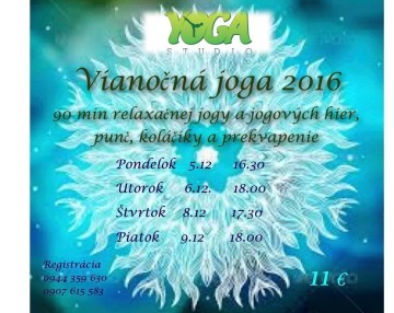 Vianočná joga 2016